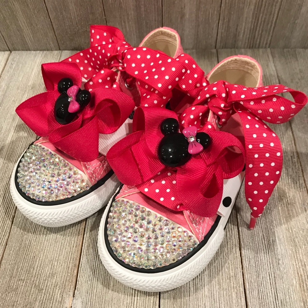 Converse All Star with Crystal Accent and Bows